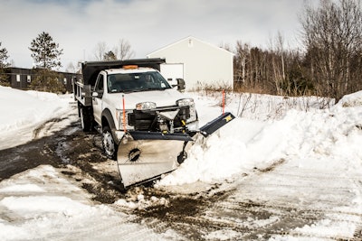 The V-blade design was introduced in the 1980s. Photo: Fisher Engineering