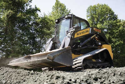 C245 Super Boom compact track loader Photo: New Holland