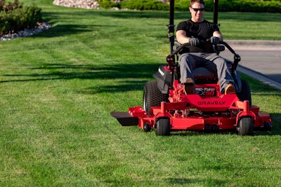 The Pro-Turn ZX is powered by a Kawasaki FX engine. Photo: Gravely