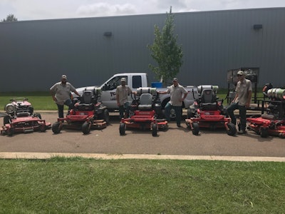 Total Lawn Care went the conversion route with its fleet. Photo: PERC