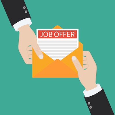 Job offer clipart