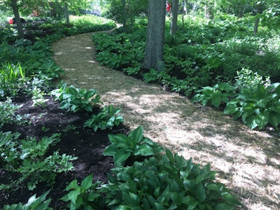 Curving paths can help clients meander through the space slowly. Photo: Jill Odom/Total Landscape Care