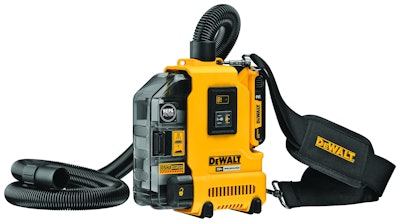 DeWalt Universal Dust Extractor and SDS+ Dust Extraction Tube Kit. Photo: DeWalt