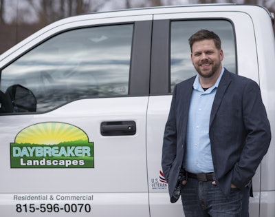 Jeff Rausch of Daybreaker Landscapes won the 2019 Kickstart contest. Photo: Case