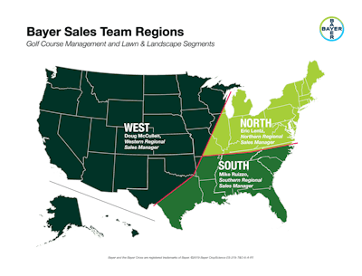Bayer Regional Sales Map