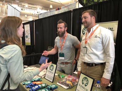 Companies like The Greenery, Inc. exhibit at the career fair consistently to network with students. Photo: Jill Odom