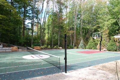 Multi-use courts allow customers to get more bang for their buck. Photo: T. O’Donnell Landscaping