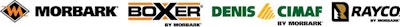 Morbark, Boxer, Denis Cimaf, Rayco logos
