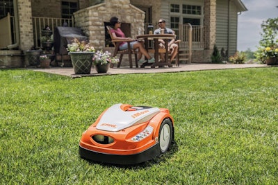 One of the biggest positive notes about these mowers, experts say, is that customers absolutely love them and enjoy watching them work. Photo: Stihl