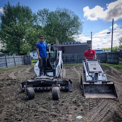 Alex Nickens (left) started working with his brother Nick (right) three years ago. Photo: Alex Nickens