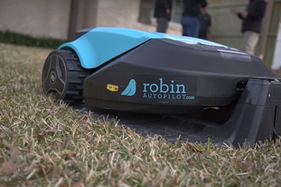 Once the mower has completed its work for the day or needs to recharge, it will return to its docking station on its own. Photo: Robin Autopilot