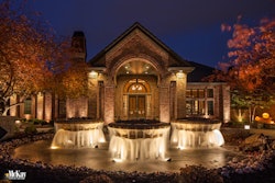 Water Feature Landscape Lighting Omaha Nebraska McKay Landscape Lighting M 02