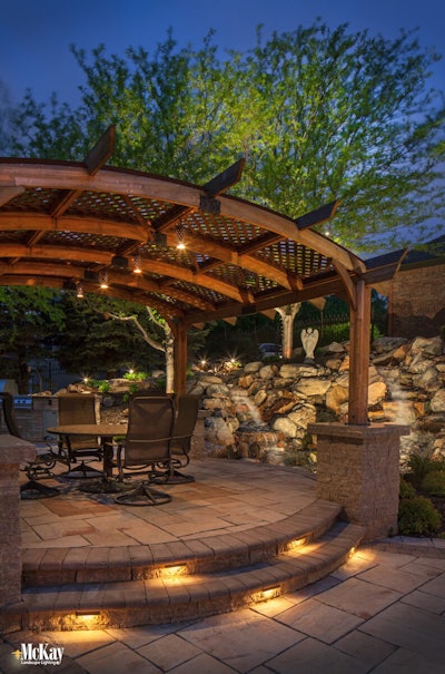 Photo: McKay Landscape Lighting, Inc.