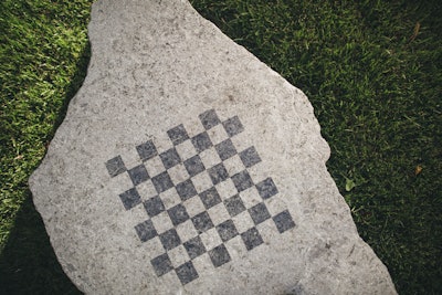 Sun Valley created a chess board for one client who enjoyed playing chess with his grandchildren. Photo: Sun Valley Landscaping
