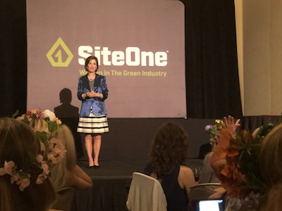 Susan Packard spoke about the importance of emotional fitness. Photo: Jill Odom/Total Landscape Care