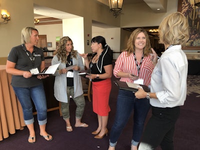 Women from across the country were able to network and share advice. Photo: Jill Odom/Total Landscape Care
