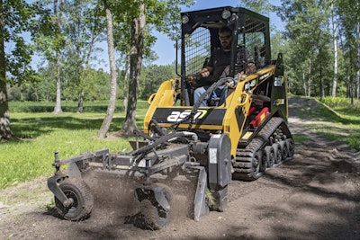 Regardless of the project at hand, landscapers can always find a use for their favorite attachment when out in the field. Photo: ASV