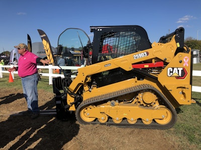 Kevin Coleman goes over some of the new D3 Series features. Photo: Jill Odom/Total Landscape Care