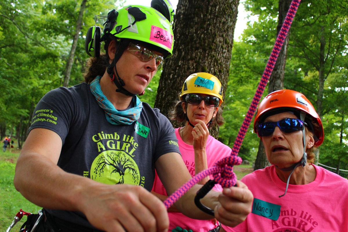 Women's Tree Climbing Workshop to conduct tree climbing demos for