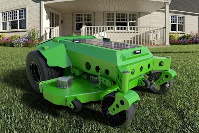 autonomous mower-mean-green