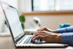 typing on laptop-pexels