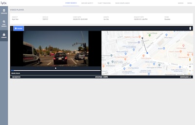 Users can save specific videos of accidents when needed. Photo: Lytx