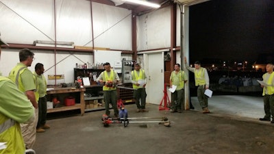 The frequency of safety meetings depends on what works best for your company. Photo: Environmental Enhancement