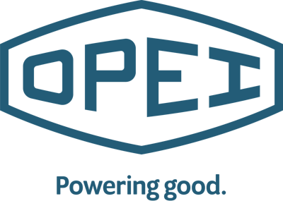 Powering good. OPEI logo