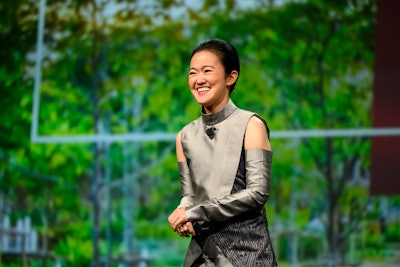 Kotchakorn Voraakhom, ASLA, participates in ASLA’s general closing session panel in San Diego, California. Kotchakorn is a renowned landscape architect from Thailand. Photo: ASLA