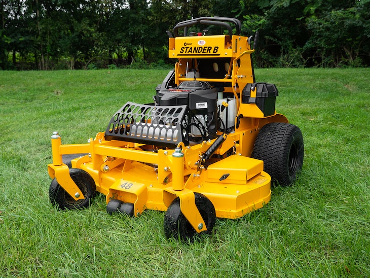 Stand on mower history in the landscaping industry Total Landscape Care