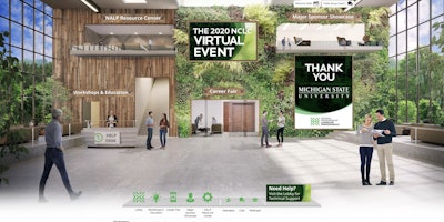 anding page for this year's National Collegiate Landscape Competition virtual event