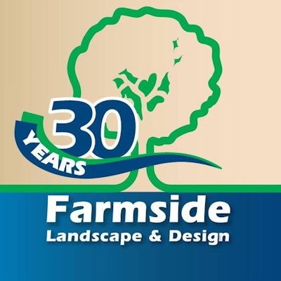 30 years Farmside Landscape & Design logo
