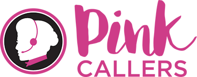 logo for the pink callers