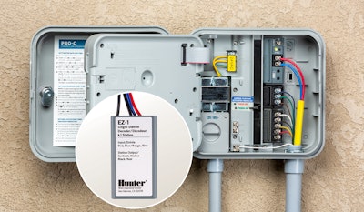 Hunter EZ decoder system for Pro-C irrigation controller Photo: Hunter