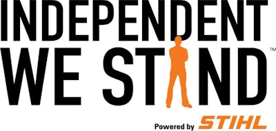 Independent We Stand Powered by Stihl logo
