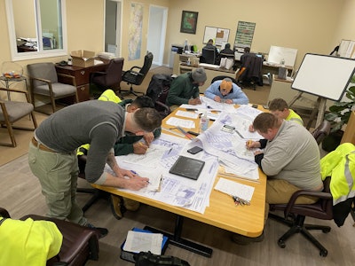 Before COVID-19, participants in the apprenticeship program were able to meet as a group to complete classroom assignments and hands-on projects. Photo: Fullerton Grounds Maintenance (FGM)