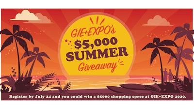 GIE+EXPO's $5000 summer giveaway shopping spree