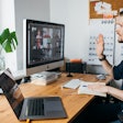 remote-work-desk-video-conference