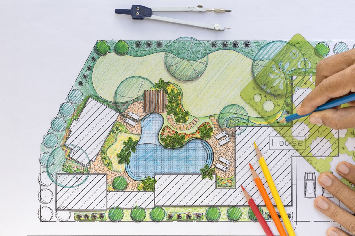 landscape design sketch