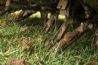 core aerator machine for lawn aeration