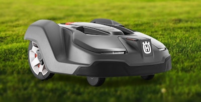husquvarna robotic lawn mower with mowbot lawn care service