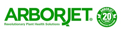 Arborjet revolutionary plant health solutions 20 years of innovative solutions logo