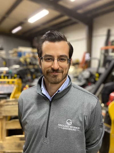 Adam Swank, director of technology for Ground Works Land Design