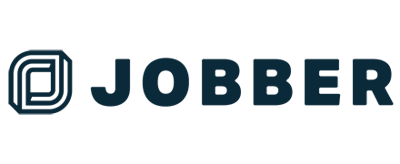 logo for jobber, a service scheduling software business