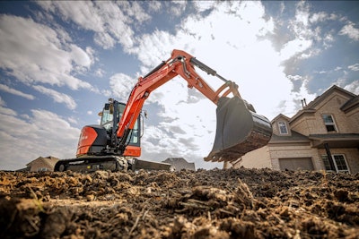 Kubota compact excavator