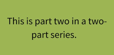 this is part two in a two-part series.