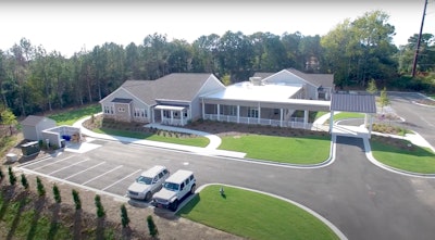 overhead view of Champions Place facility