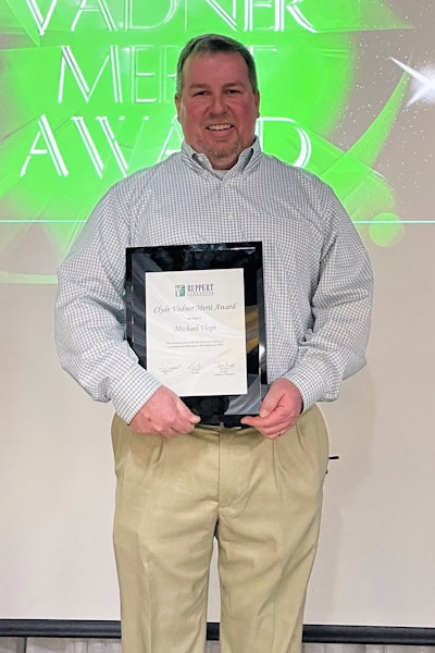 Michael Vispi, 2020 clyde vadner merit award recipient from Ruppert Landscape