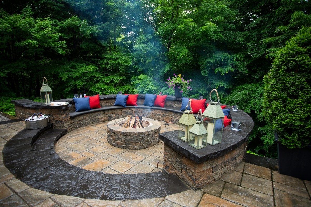 Wood Vs Gas Fire Pits Total, Built In Fire Pit