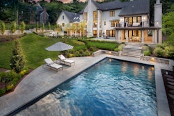 backyard of house with pool